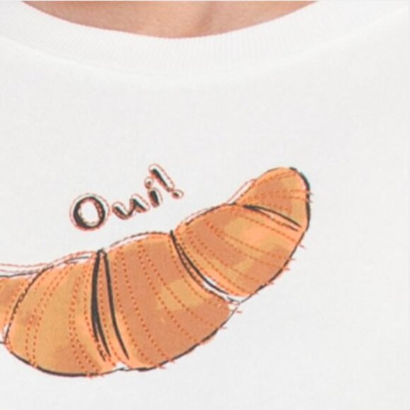 NWT JANE & DELANCEY Embroidered Cozy Fleece Long Sleeve Sweatshirt Size L - Picture 3 of 5